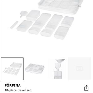 Forfina travel bottle set